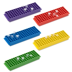 Giá/ Rack để ống ly tâm 1.5-2ml; 80 vị trí, Mã 90-8009, Hãng: Biologix-Mỹ