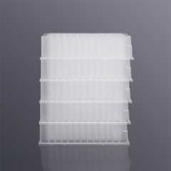 Đĩa 96 giếng đáy chữ V/U trong suốt, 5 cái/ túi (deep well plate), hãng LABSELECT