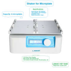Máy lắc đĩa Micro/đĩa nuôi cấy (2 vị trí/ 4 vị trí), Shaker for Microplate, hãng LABGIC