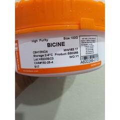 Bicine, mã BB0266, Lọ 100g, CAS: 150-25-4, Hãng BioBasic- Canada