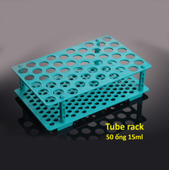 Rack/ Giá đỡ ống ly tâm/ ống nghiệm 15ml/50ml, bằng nhựa, hãng Fcombio