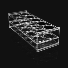 Rack/ Giá đỡ ống ly tâm 100ml, 6/10/12 vị trí (Centrifuge Tube Rack), hãng Biosharp