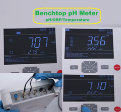 Máy đo pH để bàn -2～20 pH, màn hình LCD (pH/ORP/Nhiệt độ) Model: LPH-100, hãng LABGIC