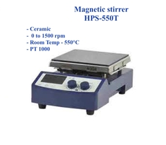 Máy khuấy từ gia nhiệt mặt Ceramic, khuấy 5-20 lít H2O, nhiệt độ 550°C (Magnetic stirrer), hãng Fcombio