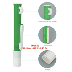 Bơm Trợ pipet 2ml, 10ml, 25ml-Pipette pump, hãng Fcombio-USA