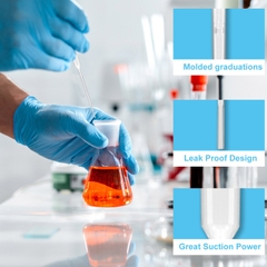 Ống hút Pasteur 1ml/ 3ml tiệt trùng 1 chiếc/gói, Hộp 500 cái (Transfer Pipets 3ml), Biologix-USA