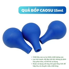Quả bóp cao su 14ml thí nghiệm, màu xanh (Rubber Dropper) mã BS-PBR-14-B, hãng Biosharp
