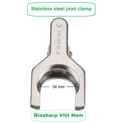 (Inox) Kẹp cổ bình cầu- khớp nối (Stainless steel Joint Clamp), #12-50, hãng Biosharp