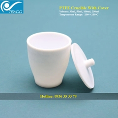 Cốc PTFE có nắp đậy, 30ml, 50ml, 100ml, 250ml, nhiệt độ: -200 ~ + 250°C