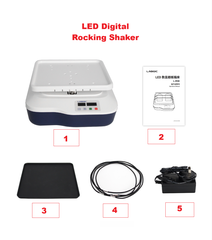 Máy lắc ngang kỹ thuật số màn hình LED, 10-80rpm, Rocking Shaker, hãng LABGIC