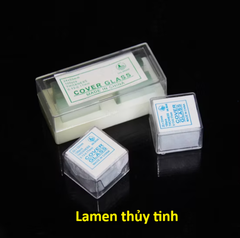 Lamen kính hiển vi dày 0.13-0.17mm (hộp 100 cái) lammel/ cover glass, có VAT