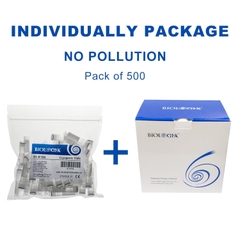 Lọ trữ lạnh -86°C, Cryotube 0.5ml-2.0ml, 50 cái/túi- tiệt trùng, tự đứng-có ron, Brown/ Clear, Biologix