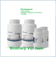 Chính hãng Cholesterol, Isoctanol, Purity: ≥99.0%, đóng gói: 25g/100g, Mã BS922, hãng Biosharp