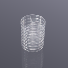 10 đĩa Petri nhựa 90mm, chia 2, 3, 4 ngăn, tiệt trùng 10 cái/túi, hãng Biosharp
