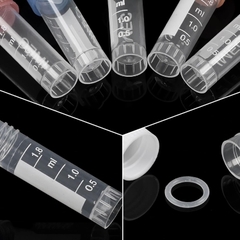 Cryo vials, 2ml, blue cap (printed with IMEC) túi 100 chiếc, hãng Fcombio