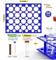 Giá đựng ống ly tâm falcon 15ml/ 50ml, Mã CTR1001, hãng Fcombio-usa (Centrifuge Tube Rack)