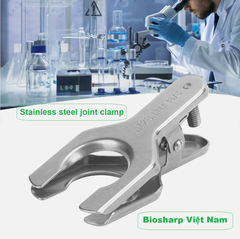 (Inox) Kẹp cổ bình cầu- khớp nối (Stainless steel Joint Clamp), #12-50, hãng Biosharp