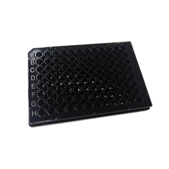 Đĩa nuôi cấy tế bào 96 giếng màu đen và trắng (96-well cell culture plate), hãng Biosharp
