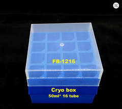 Hộp nhựa đựng Tube 2.0ml-5ml-15ml-50ml, 16-100 vị trí (Cryogenic Vial Box), hãng Fcombio