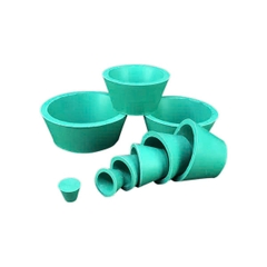 Giá đỡ phễu bằng cao su, màu xanh (Rubber funnel holder) mã BS-RFH-09G, 9 cái/bộ, Hãng Biosharp tekcovina