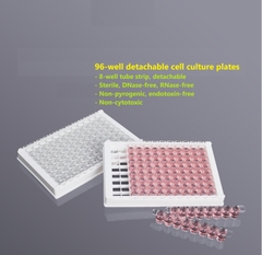 Đĩa/Phiến Elisa- nuôi cấy tế bào 8 Strip 96 Well có thể tháo rời, tiệt trùng, TC-treated, Labselect