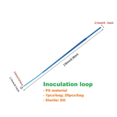 (5 chiếc) Que cấy vi sinh 1μl, 10μl, 1μl+10μl, Sterile 1 chiếc/gói, chất liệu PS/ ABS Fcommbio
