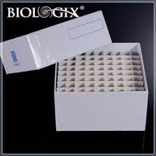 Hộp trữ lạnh các tông cao cấp cho ống Cryotube- Premium Cardboard Freezer Boxes, Hãng Biologix-USA