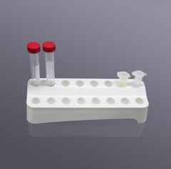 Giá đỡ ống ly tâm 5ml, 16 vị trí, đường kính lỗ 17mm (Centrifuge Tube Rack), hãng Biosharp