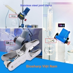 (Inox) Kẹp cổ bình cầu- khớp nối (Stainless steel Joint Clamp), #12-50, hãng Biosharp