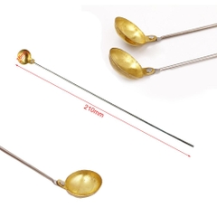 5 Thìa đốt mẫu bằng đồng (Burning Spoon Copper), mã: BS-RS-01, hãng Biosharp  tekcovina