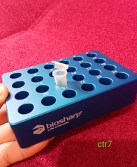 Giá giữ lạnh bằng hợp kim ống 1.5ml 24 giếng, đáy chữ V, mã BC030, hãng Biosharp