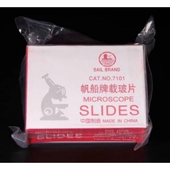 Lam kính thủy tinh (Microscope Slides), Code: 7101, 7105, 72 cái/hộp. Sản xuất tại China