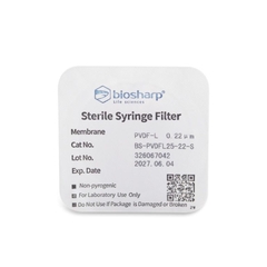 PVDF hydrophilic-Màng lọc tiệt trùng 13-33mm, lỗ 0.22µm/ 0.45µm (Syringe Filter) Biosharp