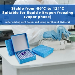 Hộp đựng ống Vial 0.5ml/1.5ml/2.0ml/5.0ml và lọ trữ lạnh, bằng bìa cứng, hãng Biologix-USA