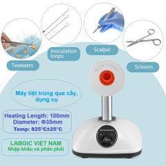 Máy tiệt trùng que cấy vi sinh Φ35mm-825°C, Inoculating Loop Sterilizer, hãng Labgic