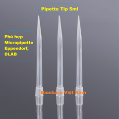 Đầu côn 5mL cho Pipette Eppendorf, DLAB, 200 chiếc/túi, Pipette tips, BS-5000-TL-B, Biosharp tekcovina