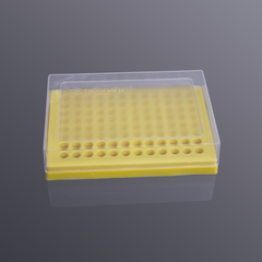 Hộp đựng ống PCR, 96 vị trí (Hàng chất lượng tốt, có in logo thương hiệu trên hộp)