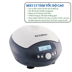 Máy ly tâm tốc độ cao (High Speed Centrifuges), tốc độ 15.000 vòng/ phút, hãng Biologix