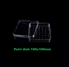 Đĩa petri vuông 100mm,150mm, 250mm, chất liệu PS, Petri dish Vô trùng, hãng Fcombio-USA