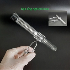 Kẹp ống nghiệm bằng thép không gỉ (Stainless steel), 1-5 chiếc/ hộp, hãng Biosharp