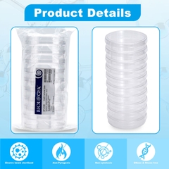 Đĩa nuôi cấy tế bào 30mm-150mm, (Cell Culture Dishes), 10 cái/túi tiệt trùng, Hãng Biologix-USA