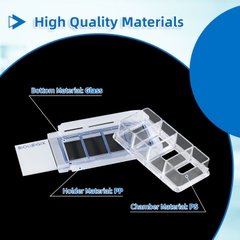 Khay nuôi cấy tế bào 1 giếng-2 giếng-4 giếng-8 giếng, Tiệt trùng hộp 6 chiếc, hãng Biologix