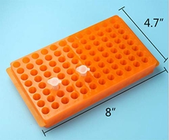 Giá đựng ống Eppendorf 1.5-2.0ml, 96 vị trí, kèm nắp, CTR1005, hãng Fcombio