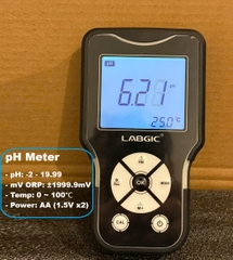 Máy đo pH để bàn -2～19.99 pH, màn hình LCD (pH/ORP/Temp), Model: LMB-AM-100, hãng LABGIC