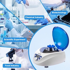 Máy ly tâm tốc độ 5000rpm và rotor 6 ống 15mL/10mL/7mL/5mL. hãng Biologix-USA