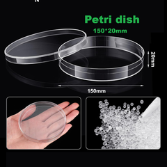 Đĩa petri 120mm, 150mm chất liệu PS, Petri dish Vô trùng, hãng Fcombio-USA
