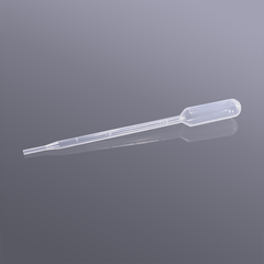1ml Pipet pasteur nhựa chia vạch, 1 cái/gói vô trùng, Ống hút nhỏ giọt thí nghiệm, Biosharp