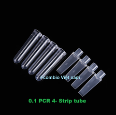 0.1ml PCR 4- Strip tube, extended cap, Clear, 250 Strip/hộp, hãng Fcombio-USA tekcovina