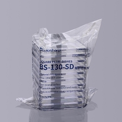 Đĩa nuôi cấy tế bào 130x130mm, gói 10 chiếc-vô trùng, hãng Biosharrrp
