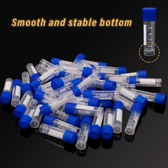 Cryo vials, 2ml, blue cap (printed with IMEC) túi 100 chiếc, hãng Fcombio